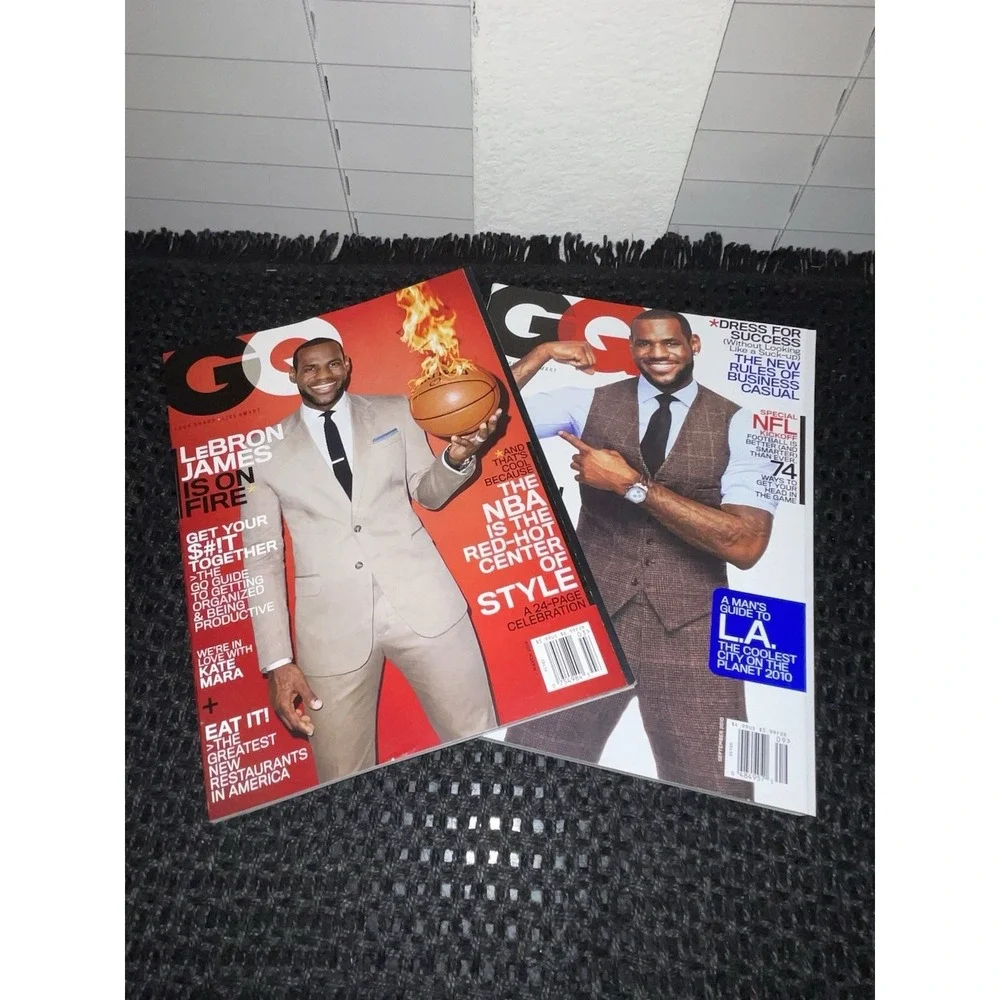 LeBron James GQ Magazine Sept‎ 2010 & March 2014